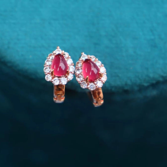 Red Crystal AD Earrings