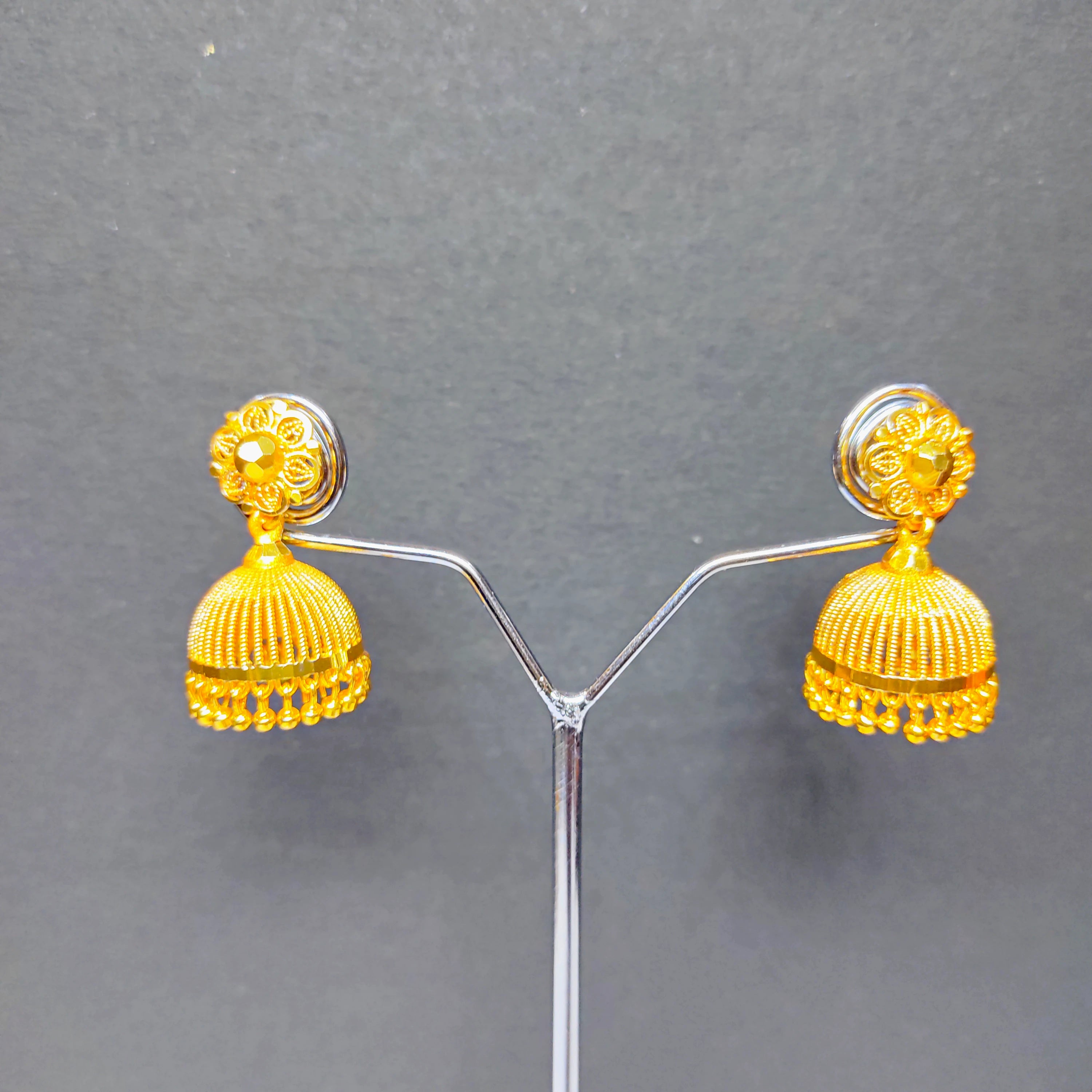 Large Gold Jhumkas