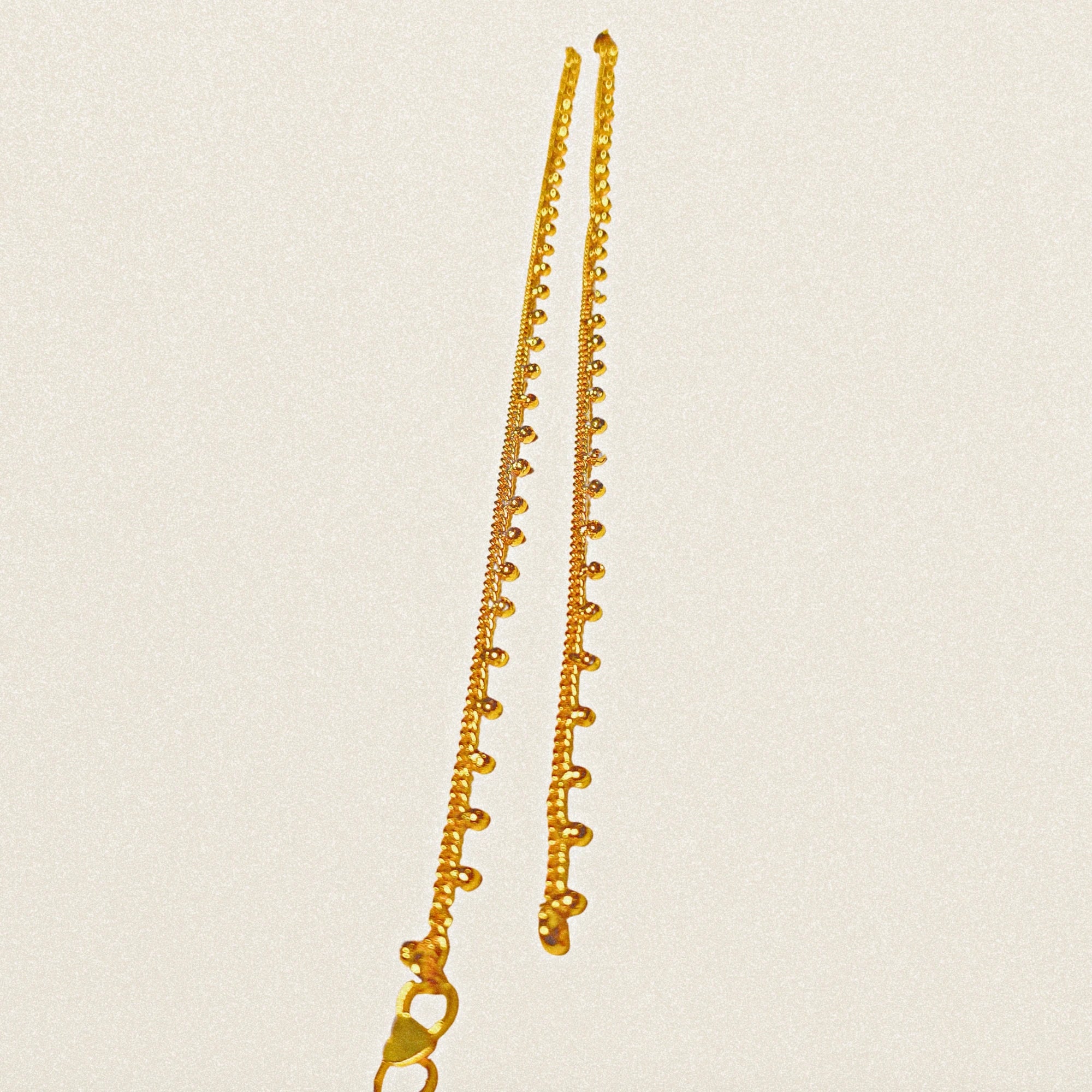Golden Minimani Anklet Pair