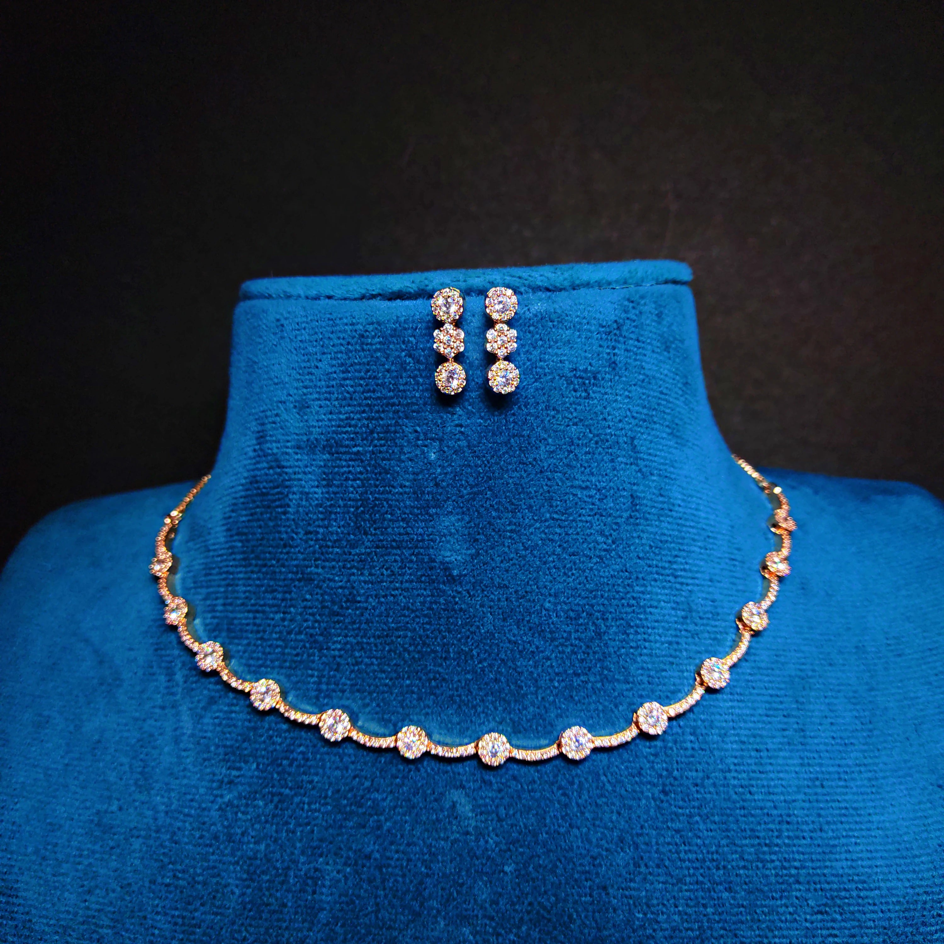 Princess Necklace Set with Earrings