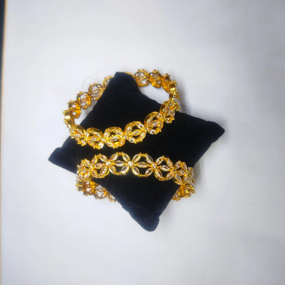 AD Floral Radiance Bangles