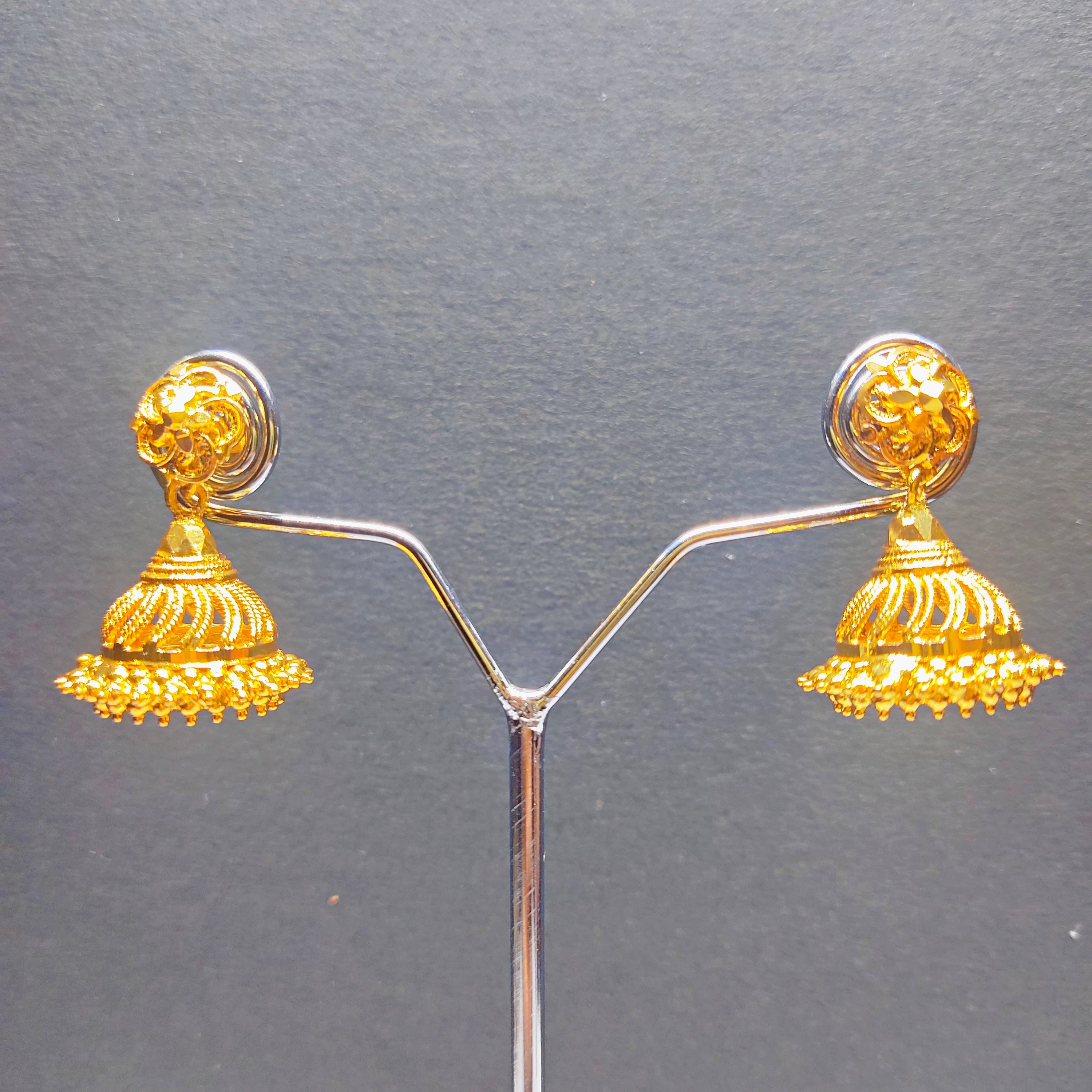 Large Gold Jhumkas