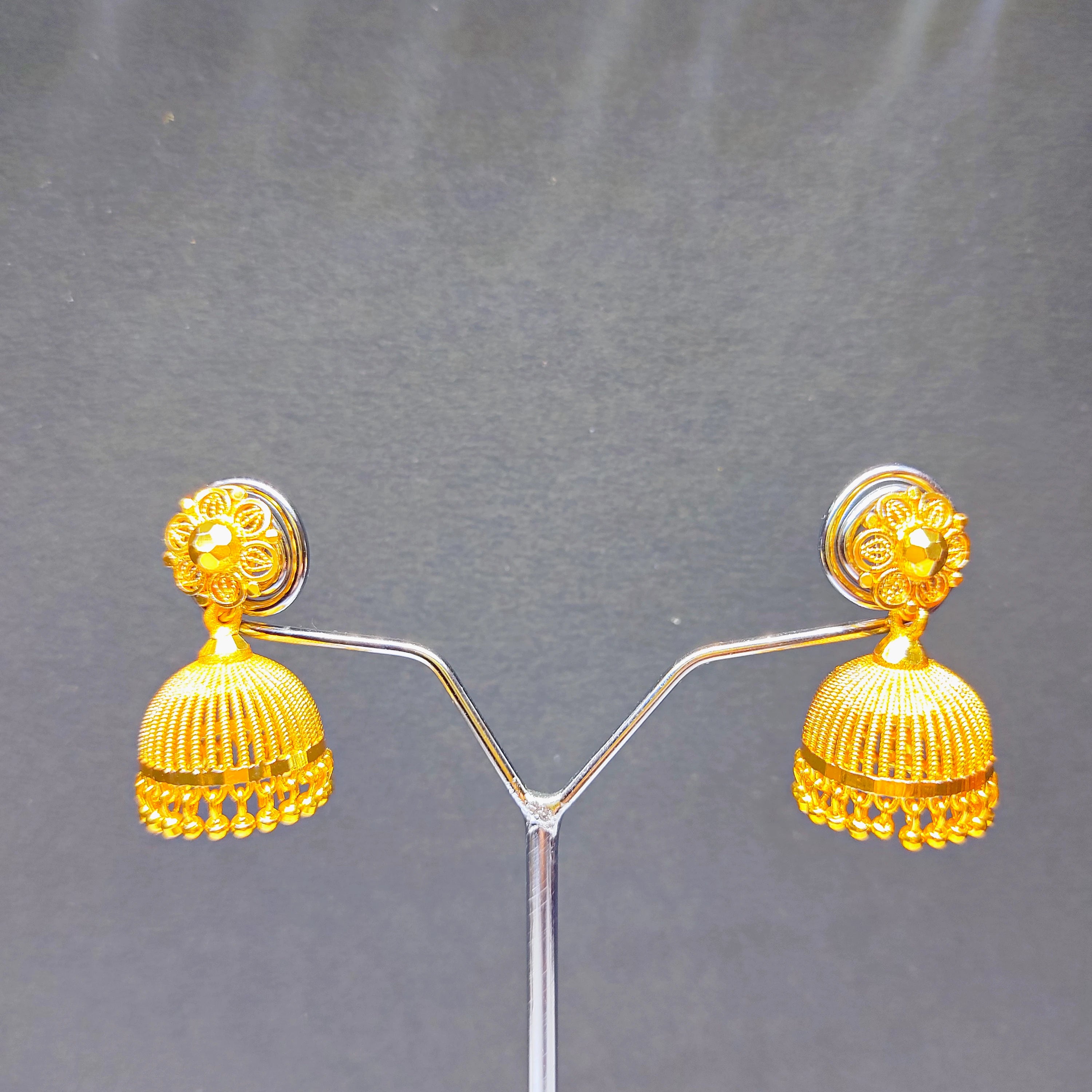Large Gold Jhumkas