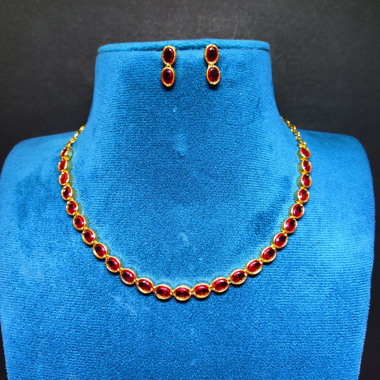AD Necklace with Earrings W/R