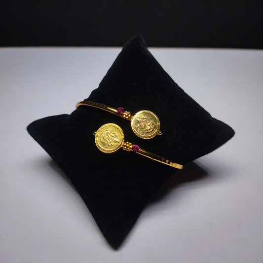 Divine Gold Toned Hand Cuffs