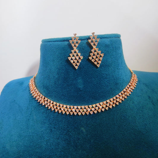 Geometric AD Necklace Set